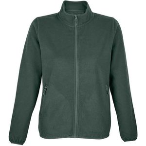 SOLS Dames/Dames Factor Microfleece Recycled Fleece Jacket (Bosgroen)