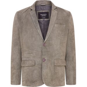 Heren - Blazer - Grijs - Geitensuède - Italiaanse Jas - Somero