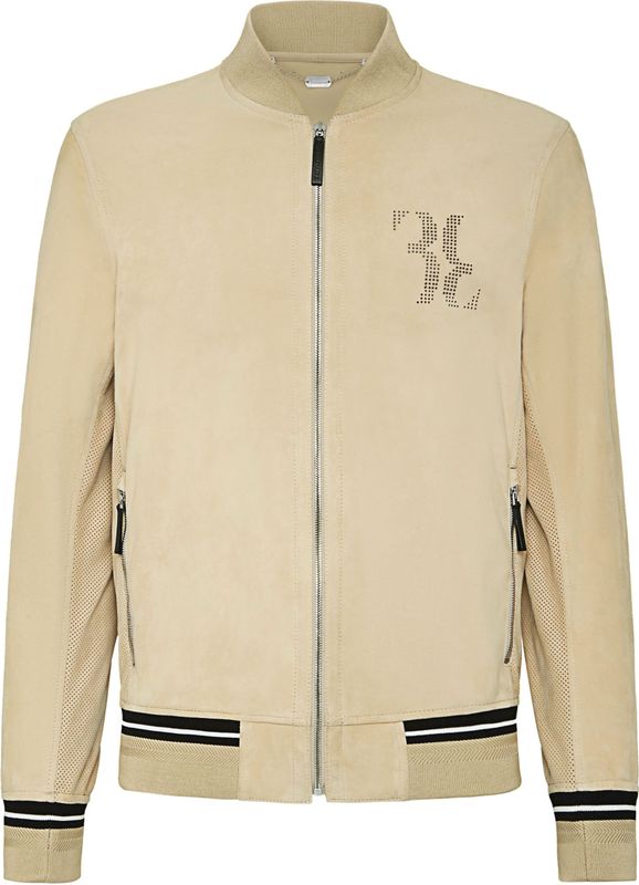 Leren Bomber Double B