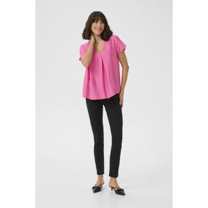 Blouse met korte mouwen Regular fit Azalea Pink CC pink