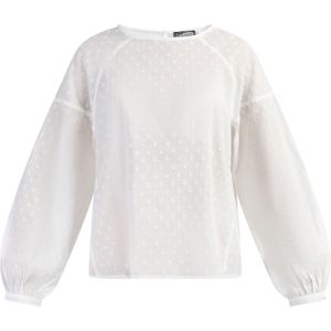 DreiMaster - Blouse - Wolwit - Dames