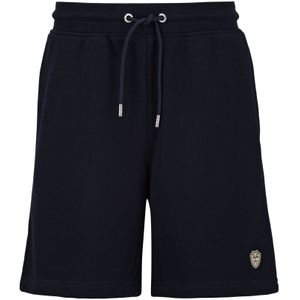 19V69 ITALIA - Sergio - Sportbroek - Navy - Sweatstof, Regular Pasvorm, Knielengte