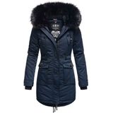 Navahoo Dames Winterjas Luluna-Princess – Warm, Stijlvol & Met Teddyvoering en Kunstbontkraag