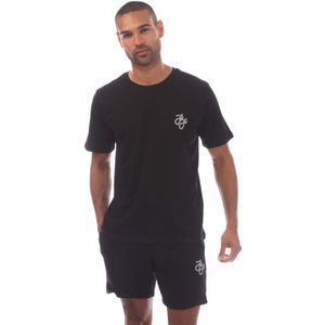 Jack & Jones - Tag - T-shirt en Short Set - Zwart