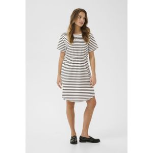 Jurk Relaxed fit white black