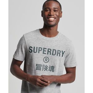 Superdry Heren Vintage Corporation Logo Marl T-shirt