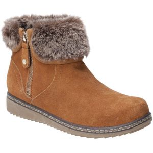 Hush Puppies Dames/dames Penny Zip Ankle Boot (Tan)