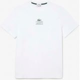 Lacoste - T-shirt - Wit - Regular Fit - Zware Katoenen Jersey