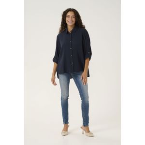 Shirt met lange mouwen Oversize fit Salute dark blue
