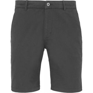 Asquith & Fox Heren Casual Chino Shorts (Leisteen)