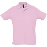 SOLS Heren Zomer II Pique Poloshirt Met Korte Mouwen (Roze) - Maat M