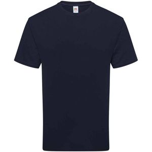 Fruit of the Loom Katoenen uniseks T-shirt voor volwassenen (Deep Navy)