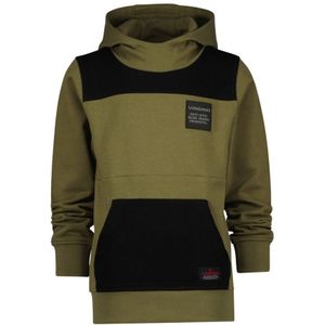 Vingino hoodie NAWI kakigroen/zwart