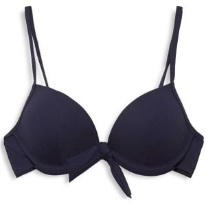 ESPRIT Women Beach niet-voorgevormde beugel bikinitop donkerblauw
