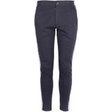 Paolo Pecora - Slim-fit Broek - Blauw - Katoen