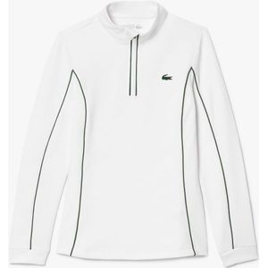 Lacoste Dames/Dames Laag Slim Tennis Sweatshirt (Wit, Groen)