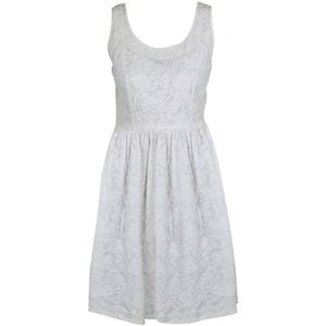 Prada - Jurkje - Wit - 100% Katoen - Versierd met Borduursel