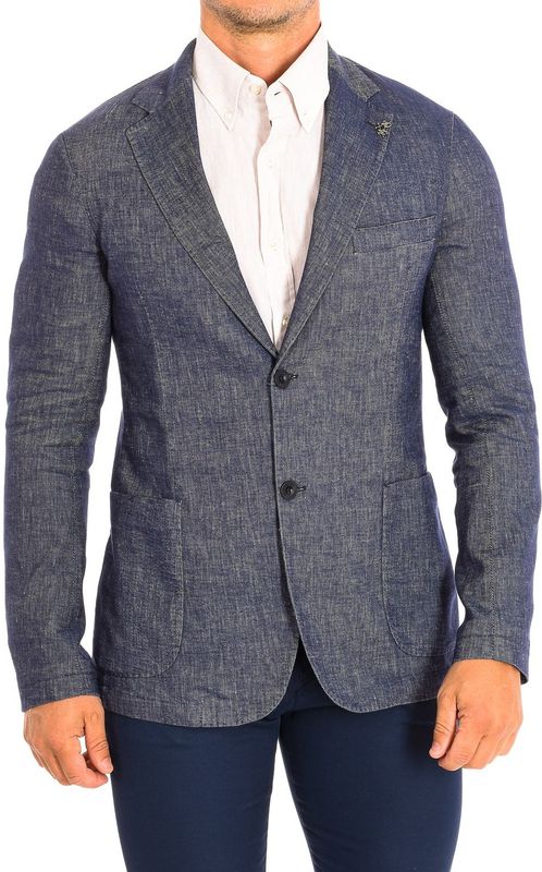 La Martina - Heren - Blazer - Blauw - Katoen