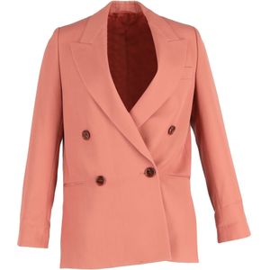 Acne Studios Dubbelzijdige Blazer in Koraalwol