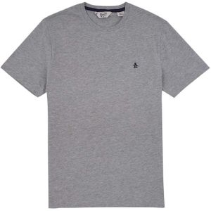 Original Penguin - Pin Point - T-shirt - Grijs - Korte Mouw - Biologisch Katoen
