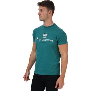 Aquascutum - T-shirt - Groen - Heren