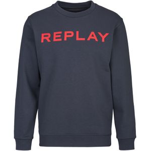 Replay Sweatshirt French Terry Katoen-Poly