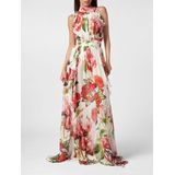 Philipp Plein - Jurk - Veelkleurig - Halterjurk - Zijde - Love Tattoo en Bloemenprint