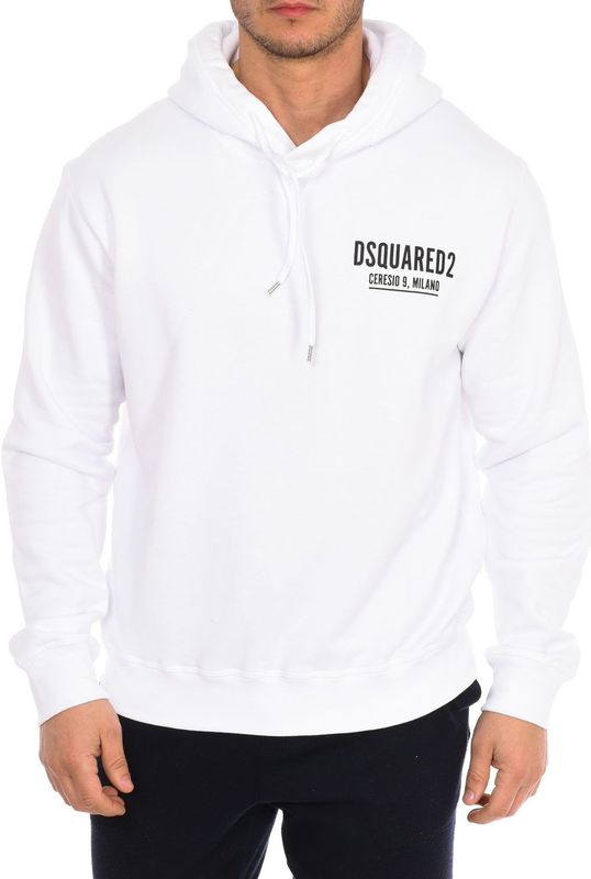 Dsquared2 - Ceresio 9 Cool Hoodie - Wit - Katoen