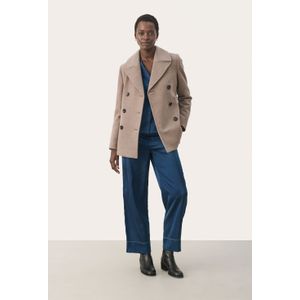 Jas Classic fit Mink Melange beige