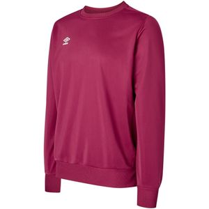 Umbro Kinder/Kinder Polyester Sweatshirt (Nieuw Claret)