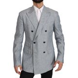 Dolce & Gabbana - Napoli - Blazer - Lichtblauw - Heren - Linnen