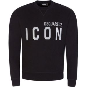 Dsquared2 reflecterend iconisch sweatshirt zwart
