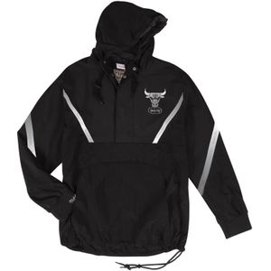 Mitchell & Ness - Chicago Bulls Windy City - Reflecterende Anorak Jas - Zwart