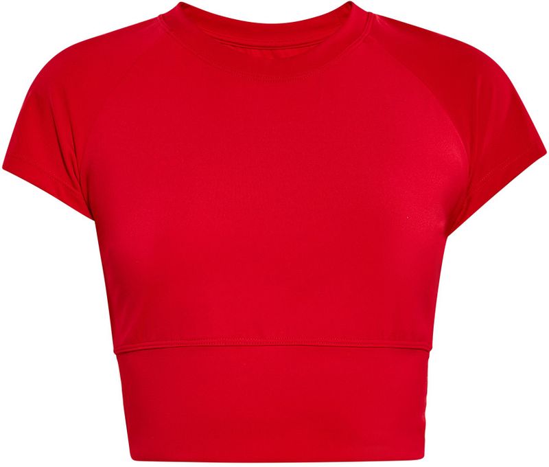 Mymo - Crop-T-shirt - Rood - Dames