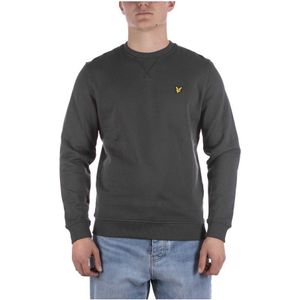 Lyle & Scott Geborstelde Rug Crew Hals Sweatshirt - Maat L