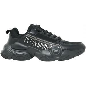 Plein Sport Bold Brand Logo Black Sneakers - Maat 42