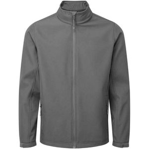 Premier Heren Recycled Wind Resistant Soft Shell Jacket (Donkergrijs)