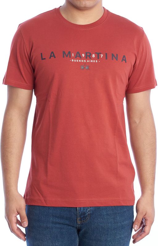La Martina - YMR005-JS206 - T-shirt - Heren - Regular Fit - Korte Mouwen