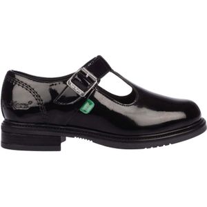 Kickers Meisjes Lach lakleren T-Bar Mary Janes (Zwart)