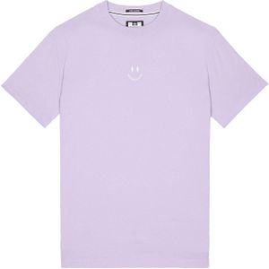 Weekend Offender Heren Glimlach T-Shirt (Paars)