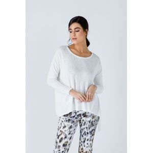 Top - Gebreid - Jacquarddetail - Lange Mouwen - Oversized Silhouet