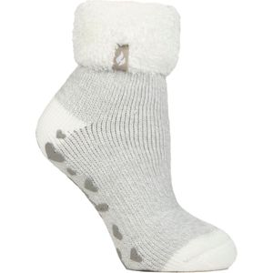 Dames Geribbelde Mouw Thermo Bed Sokken voor Thuisgebruik