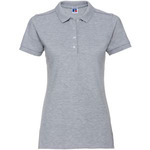 Russell Dames/dames Stretch Short Sleeve Polo Shirt (Licht Oxford)