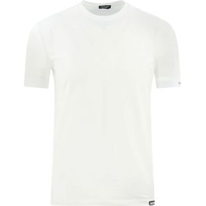 Dsquared2 Bold Brand Logo on Sleeve White Underwear T-Shirt