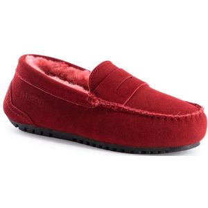 Aus Wooli Australia Byronbay Cosy Mocassins - Dames - Rood - Maat 40.5