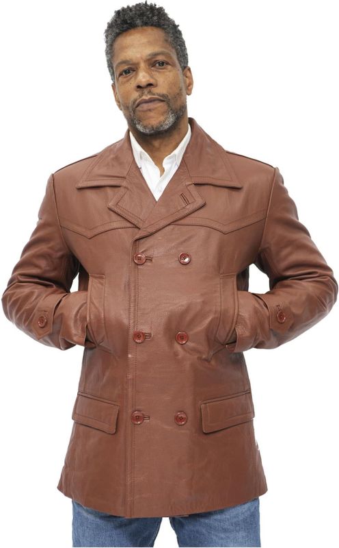 Heren - Peacoat - Rundleer - Krakau