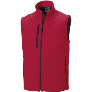Russell Heren 3 Laags Zacht Schaaltje Giletjasje (Klassiek rood)