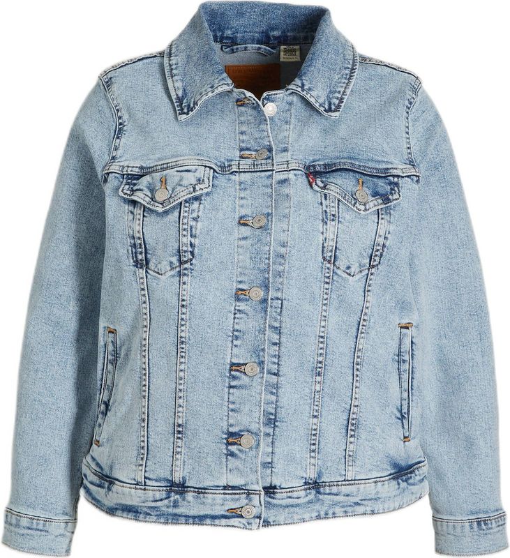 Jacks - Jeansjack - Blauw - Katoen/Polyester/Elastaan