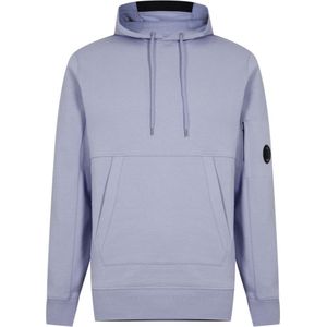 CP Company diagonale verhoogde fleece hoodie in Cosmic Sky Purple