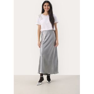 Rok Feminine Silver Metallic silver